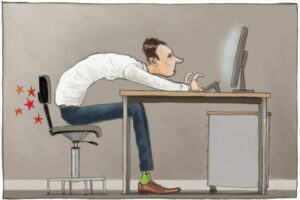 BACK PAIN WHILE SITTING